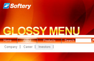 Glossy Flash Menu screenshot